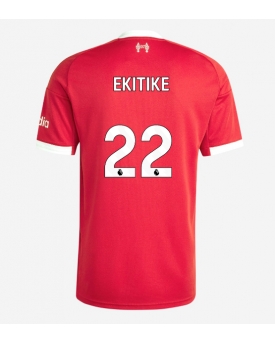 Liverpool Hugo Ekitike #22 Maglia Gara Casa Repliche 2025-26 Maniche Corte